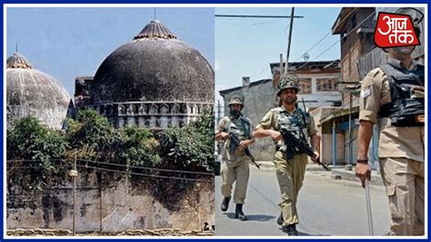 Security Beefed Up In Ayodhya On Babri Masjid Demolition 25th Anniversary Youtube
