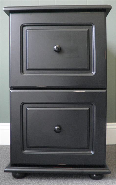 It's is ready for your diy project or select one of our paints or stains. Black wood distressed 2 drawer file cabinet 104.39 @overstock