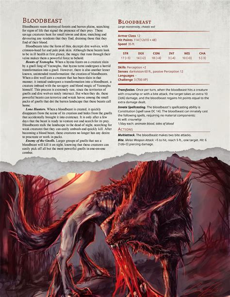 Dnd 5e Homebrew — Dark Arts Players Companion Monsters Part 1 By