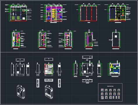 Control Panel Layout | CAD Block And Typical Drawing