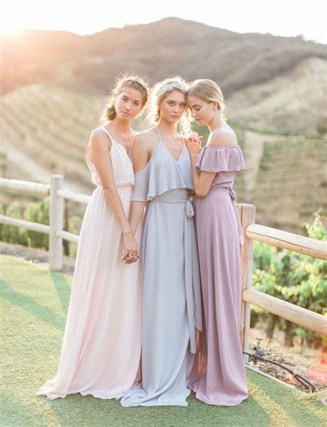 How To Save Money As A Bridesmaid It Girl Weddings Pastel Bridesmaid Dresses Pastel