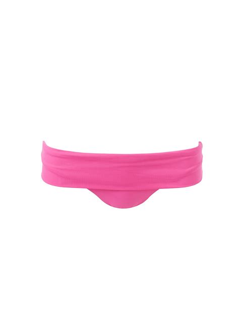 Melissa Odabash Provence Hot Pink Supportive Halterneck Bikini Bottom