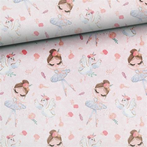 Ballet Fabric Ballerina Fabric By Half Meter Half Yard Girly Fabric