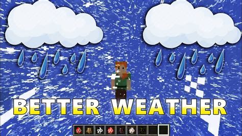 Better Weather Mod Blizzard Rain Acid Rain In Minecraft Youtube