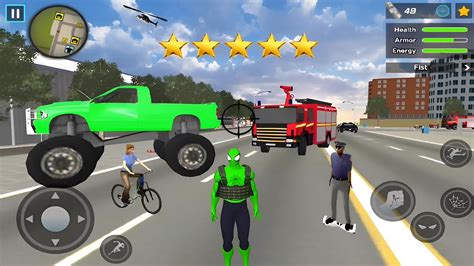 Spider Rope Hero Ninja Gangster Crime Vegas City 12 Android Gameplay