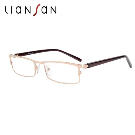 Liansan New Vintage Titanium Anti Reflective Reading Glasses Women Men Retro Luxury Brand