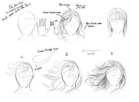 Long Hair Drawing Reference Ultimate Sketch Collection For Artists