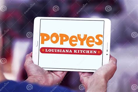 Popeyes Fast Food Restaurant Logo Editorial Stock Image Image Of