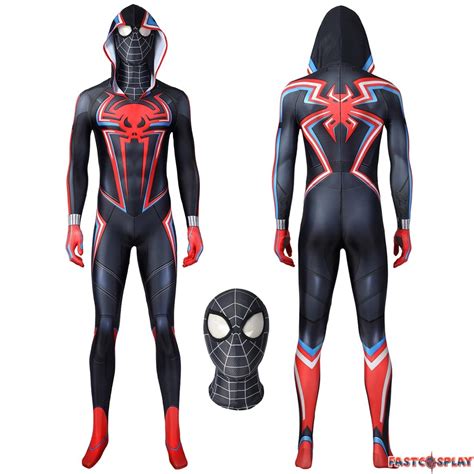 Ps5 Spider Man Miles Morales 2099 Suit Cosplay Jumpsuit