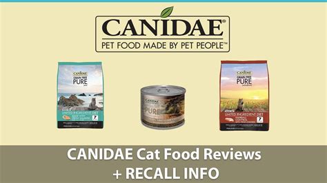 Together they average 5.7 / 10 paws, which makes canidae an average overall cat food brand when compared to all the other brands in our database. Canidae Cat Food Reviews | Rating Dry and Wet Options ...
