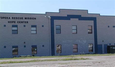 Topeka Rescue Mission Ministries Hope Center 600 N Kansas Ave