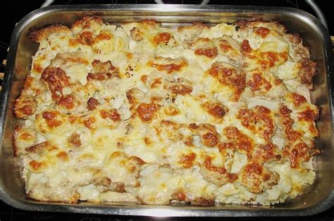 Im vorgeheizten backrohr bei 200 grad ca. Omas überbackener Blumenkohl | Rezepte, Überbackener ...