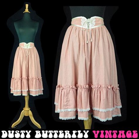vintage 70s gunne sax skirt small boho festival skirt prairie skirt peasant skirt 1970s