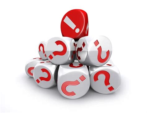 Red Question Mark Dice Stock Photo By ©yodiyim 117605010