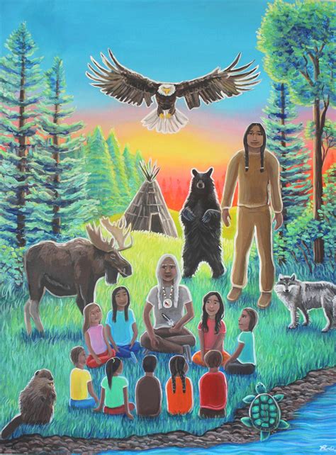Mikmaq Seven Sacred Teachings By Marybriannemckay On Deviantart