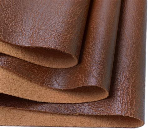 Buy Wento Thick 1 Yard Faux Leather Fabric Soft Skin Grain Pu Leather
