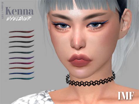 Imf Kenna Eyeliner N127 By Izziemcfire At Tsr Sims 4 Updates