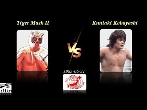 Tiger Mask Ii Vs Kuniaki Kobayashi Ajpw Youtube