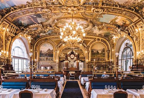 This Restaurant Inside A Parisian Train Station Feels Like A Luxury Railcar Gare De Lyon Le