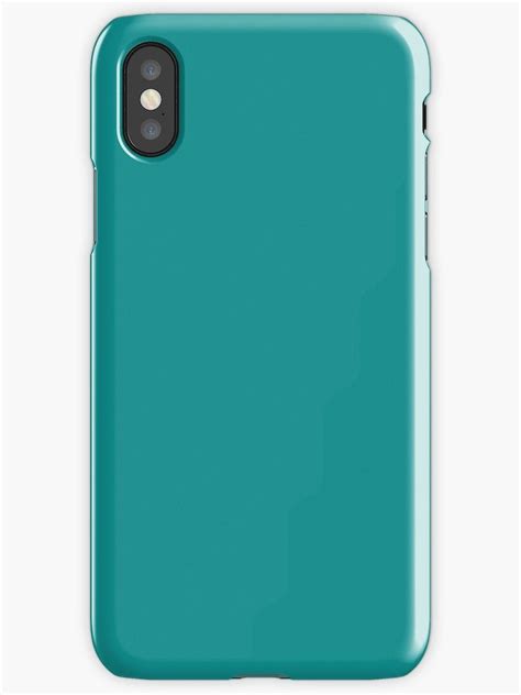 Dark Cyan Iphone X Phone Cases And Cover By Kinitadesign Green Iphone