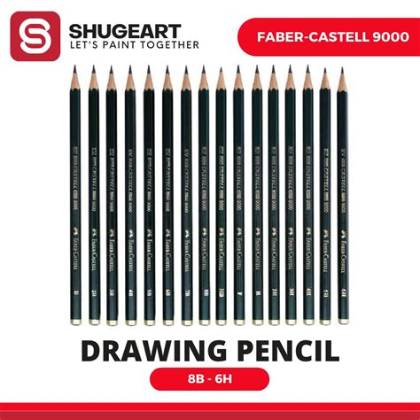Jual Pensil Gambar Pensil Komputer Faber Castell 9000 Drawing Pencil