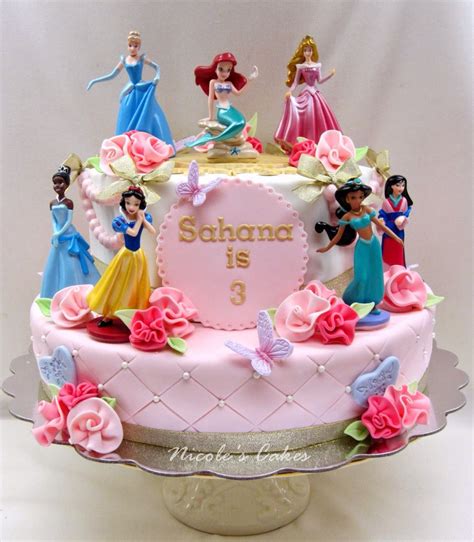 Princess Cake Designs For Girls Birthday
