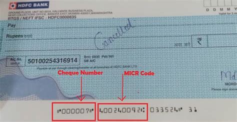 How To Identify Cheque Number And Micr Code In Cheque Leaf