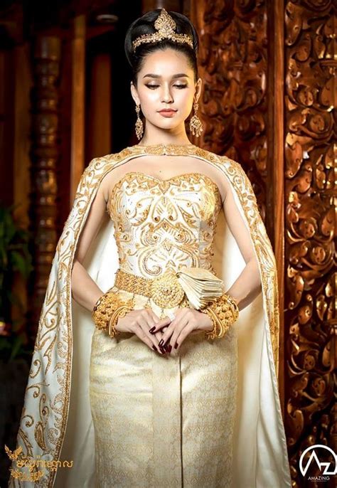 Khmer Wedding Costume Cambodian Wedding Dress Thai Wedding Dress