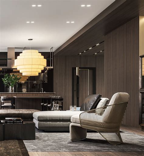 Pechersk Hills Residence Apartment On Behance Living Room Diy Luxury