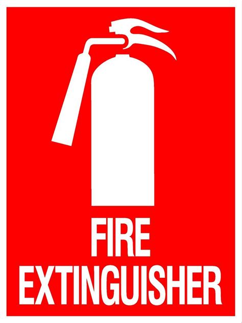 Only 2 available and it's in 13 people's basket. Fire Extinguisher Sign - ClipArt Best