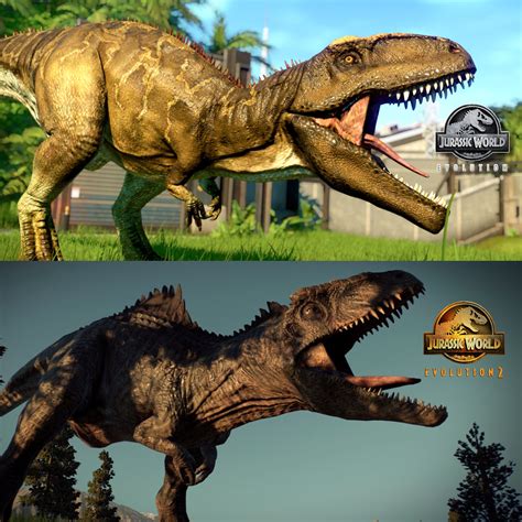 Jurassic World Evolution Giganotosaurus Vs T Rex Auf Isla Nublar My