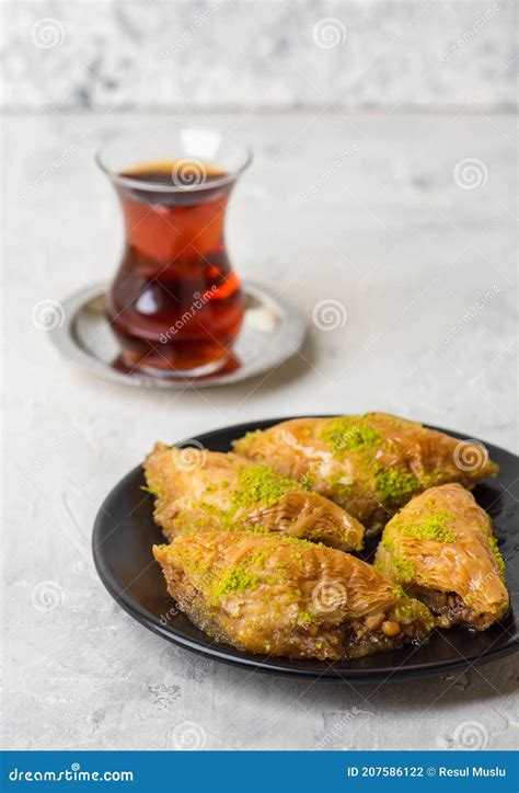 BAKLAVA Or SOBIYET Traditional Turkish Desserts Baklava With Turkish