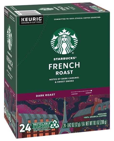 Buy Starbucks Coffee K Cup Pods French Roast Dark Roast Coffee Notes