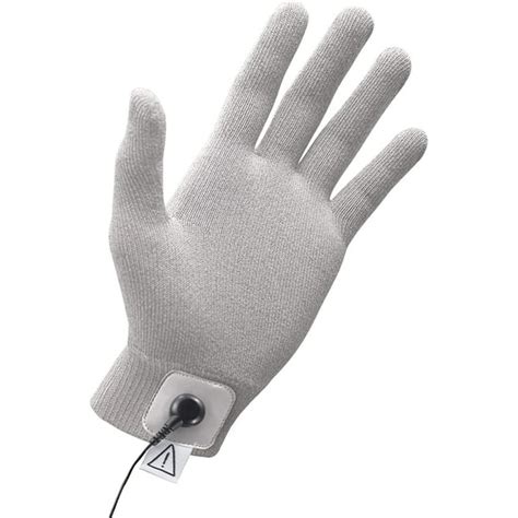 istim conductive glove package including electrode pads for electrotherapy massage