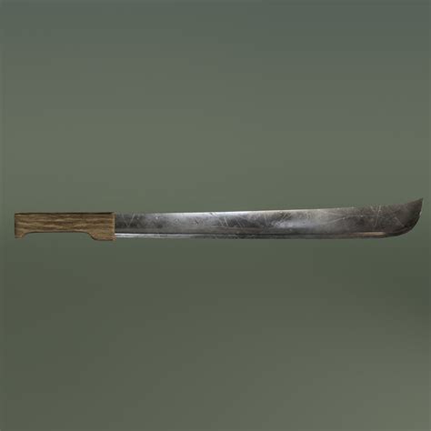 3d Medieval Machete Model Turbosquid 1933584