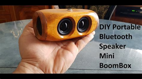 Diy Portable Bluetooth Speaker 2x5w Mini Boombox Mega Bass Youtube