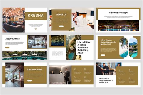 Kresna Hotel Powerpoint Template By Stringlabs Thehungryjpeg