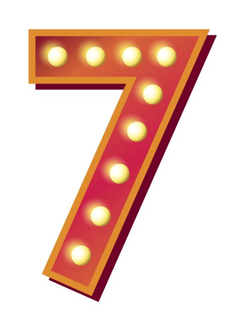 7 Number Png Royalty Free Png Play