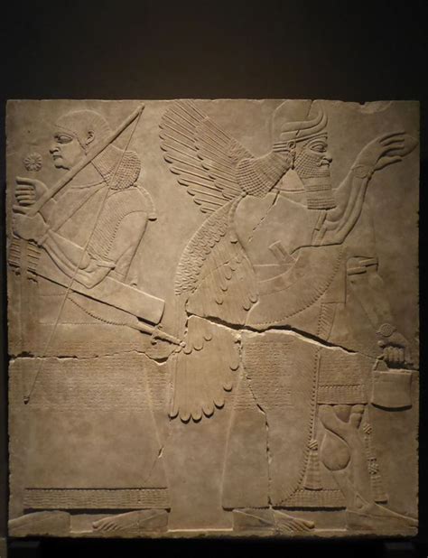 Nimrud Northwest Palace of Aššurnasirpal II Two genies Livius