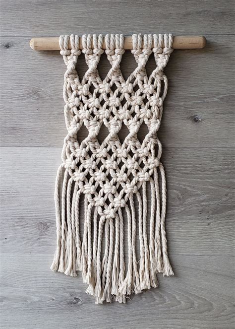 Small Macrame Wall Hanging Kit Aster And Vine
