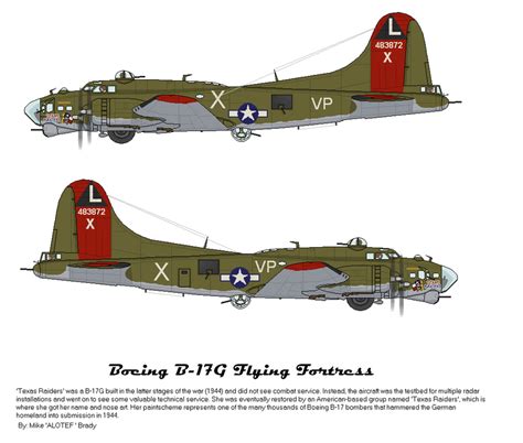 Boeing B 17g Flying Fortress By Alotef On Deviantart