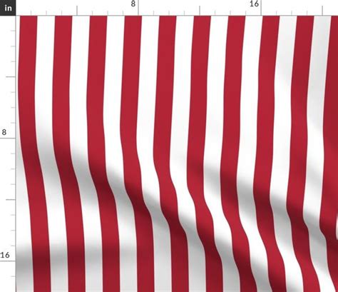 Usa Vertical Flag Red And White Stripes Spoonflower