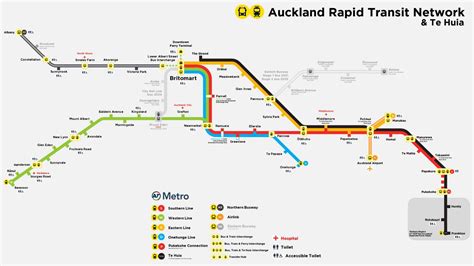 Auckland Transit Network Map By Tiareandorvos Rauckland