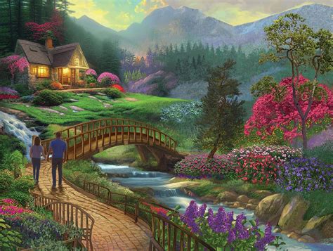 Solve Heading Home After A Evening Stroll Jigsaw Puzzle Online With