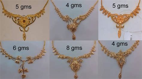 Check spelling or type a new query. Latest Gold Necklace For Women Under 10 Grams (With images) | Gold necklace designs, Gold ...