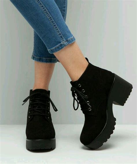 Buy Shoetopia Women Black Solid Heeled Boots Shoetopia Fynd Your