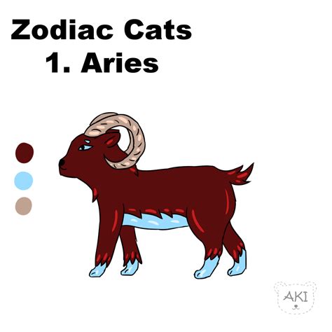 Zodiac Cat Adopt 1 Aries Open By Akicomics On Deviantart