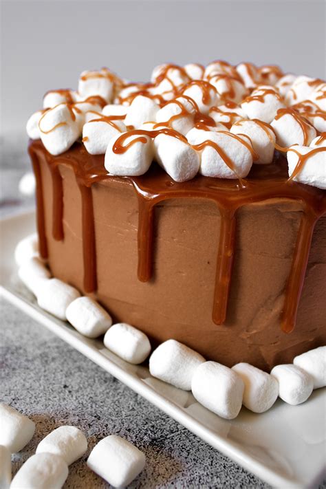 Chocolate Caramel Scotchmallow Cake Poetry Pies