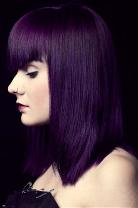 Here is what you should a monochromatic black or white outfit will look compellingly mysterious and romantic with luscious purple hair. Permanent Purple Hair Dye That is Nothing Short of Spectacular