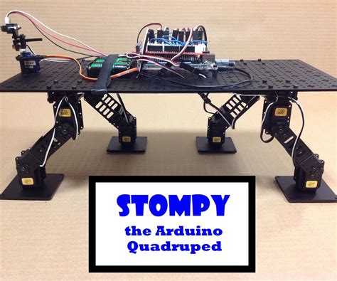 Arduino Quadruped Robot 5 Steps With Pictures Instructables